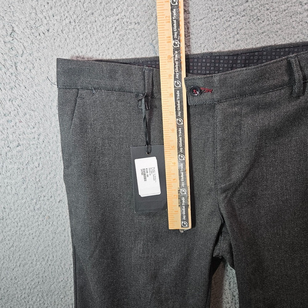 $140 NEW Haight & Ashbury Dress Pants Men 36‎ x 32 Flat Front Gray - Picture 5 of 11